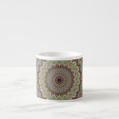 Kaleidoscope Pattern Espresso Mok (Voorkant)