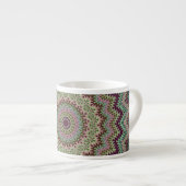 Kaleidoscope Pattern Espresso Mok (Voorkant rechts)