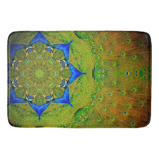 Kaleidoscope Peacock Bath Mat