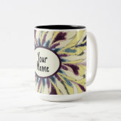 Kaléidoscope Personnalisé Design Café Mug (Devant droit)