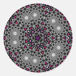 Kaleidoscope-stickers Ronde Sticker