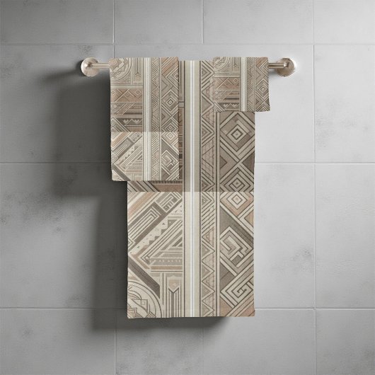 Kaleidoscope Tribal Cool géométrique Terre Abstrai