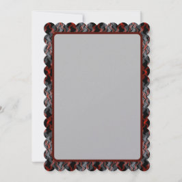 Kaleidoscope Wavy Tartan of Pierce Feestdagenkaart