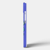 Kaleidoscope Wolf in Blue Case-Mate iPhone Case (Achterkant / Links)