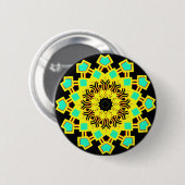Kaleidoscopisch 110714(5) ronde button 5,7 cm (Voorkant /achterkant)
