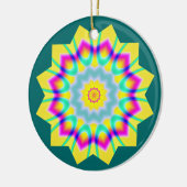 Kaleidoscopisch 260614(1) keramisch ornament (Links)