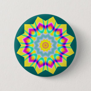 Kaleidoscopisch 260614(1) ronde button 5,7 cm