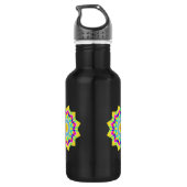 Kaleidoscopisch 260614(1) waterfles (Achterkant)