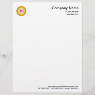 Kaleidoscopisch 260614(2) gepersonaliseerd briefhoofd