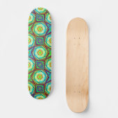 Kaleidoscopisch patroon Moderne Abstracte kunst kl Skateboard (Voorkant)