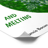 Kaleidoscopisch Star Snowflake Poster.1 Poster (Hoek)