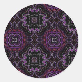 Kaleidoscopische dromen ronde sticker