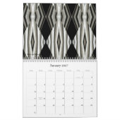 Kaleidoscopische fractals, een kalender 2026 (Jan 2027)