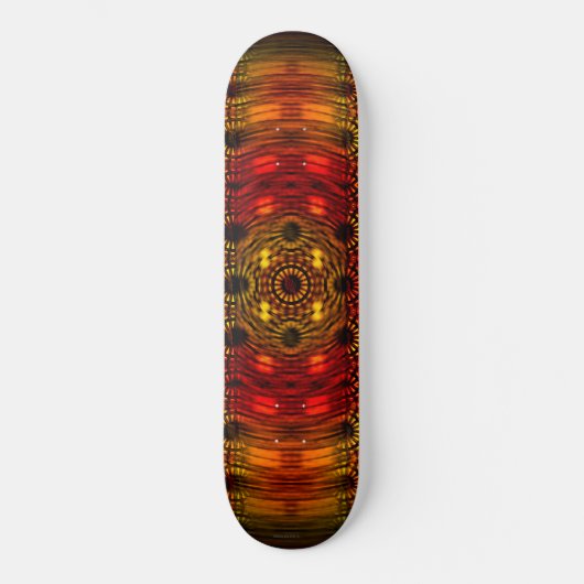 Kaleidoscopische Rave Skateboard (Voorkant)
