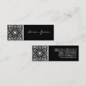 Kaleidoscopische ventilator mini visitekaartje (Voorkant / Achterkant)