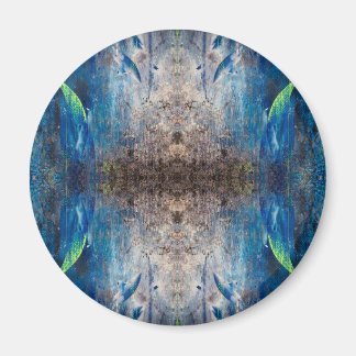 Kaleidoskopisch abstrakt bunt bohemien mandala magneet