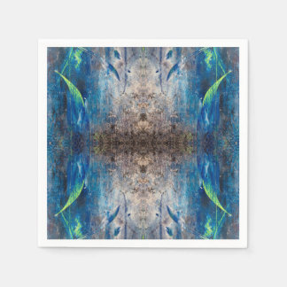 Kaleidoskopisch abstrakt bunt bohemien mandala servet
