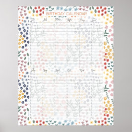 Kalendar Kathrin Legg: Perpetual Evergreen Poster