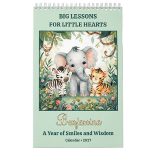 Kalendar Kleine Hartjes Schattige Dieren Levensles Kalender