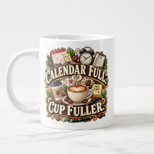 Kalendar Volle Kop Volle Kantoor Koffie