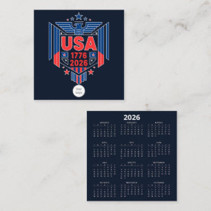 Kalender 1776-2026 VS Vierkante Visitekaartje