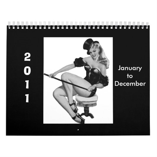 Kalender 1  Pin-up Girls 2011 jan-dec (Hoes)