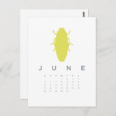 Kalender 2011 - juni briefkaart (Voorkant / Achterkant)