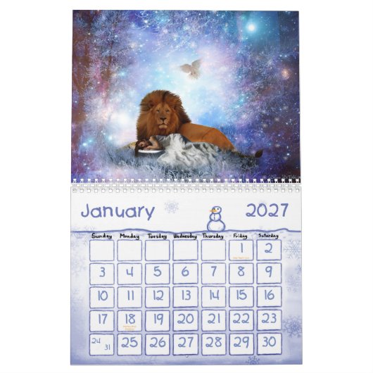 Kalender 2013: profetische kunst van Dolores DeVel (Jan 2027)