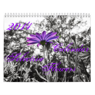 Kalender 2014 Selectieve bloemen