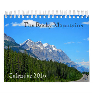Kalender 2016 - The Rocky Mountains, Canada