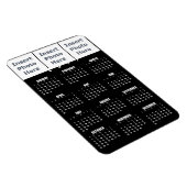 Kalender 2017 Magnet - Foto Collage Sjabloon Magneet (Rechterzijde)