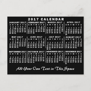 Kalender 2017 (zie beschrijving voor nieuwe versie briefkaart