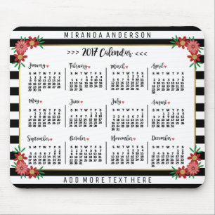 Kalender 2017 (zie beschrijving voor nieuwe versie muismat