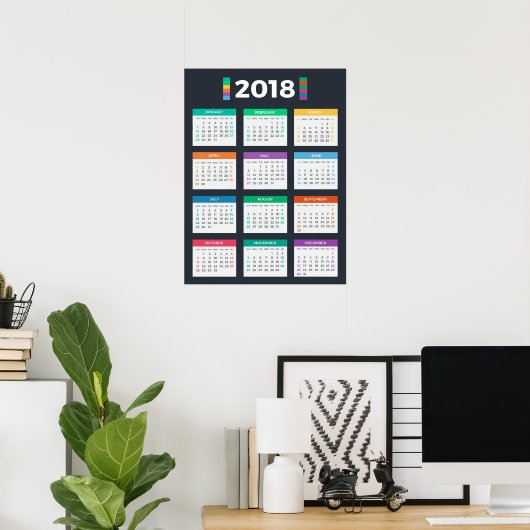 Kalender 2018 poster (Thuiskantoor)