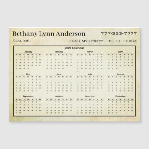 Kalender 2019: Bladeren door bladeren van de booms