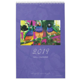 Kalender 2019 - Vogels en Bunnies
