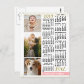 Kalender 2019 (zie beschrijving voor nieuwe versie briefkaart (Voorkant / Achterkant)