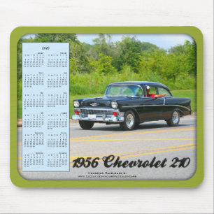 Kalender 2020 Mousepad, 1956 Chevrolet 210-auto Muismat