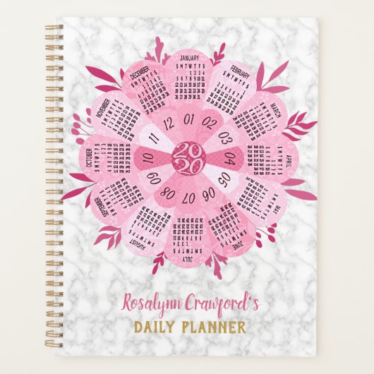 Kalender 2020 (zie beschrijving voor nieuwe versie planner (Voorkant)