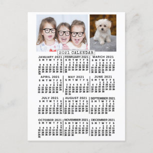 Kalender 2021 (zie beschrijving voor nieuwe versie briefkaart