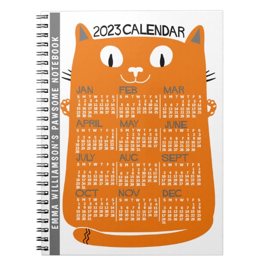 Kalender 2023 (zie beschrijving voor nieuwe versie notitieboek (Voorkant)