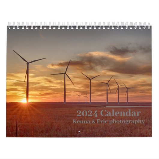 Kalender 2024 - Kenna en Eric Fotografie (Hoes)