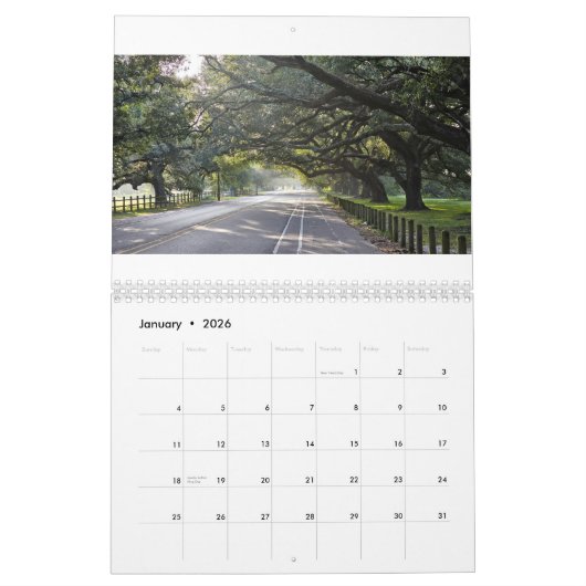 Kalender 2024 - Louisiana, Spanje, Zuid-Pacific (Jan 2026)