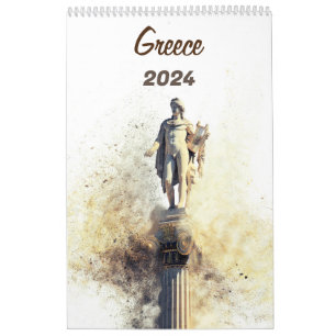 Kalender 2024 met foto's van Griekenland