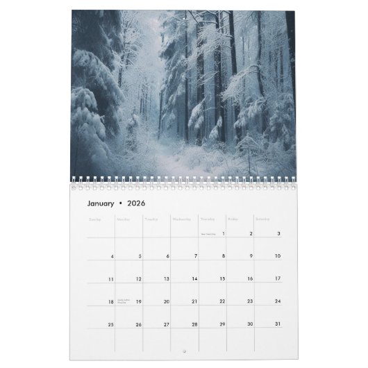 Kalender 2024 Mooie en rustige Uitzichten (Jan 2026)