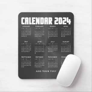 Kalender 2024 - Zwart Muismat