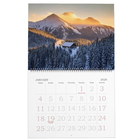 Kalender 2025 Landschap (Jan 2026)