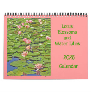 KALENDER 2025, "LOTUS BLOSSOMS & Water Lelies