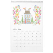 Kalender 2025 / Medium 17 "h x 11" w / Enkele pagi (Mar 2026)