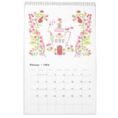 Kalender 2025 / Medium 17 "h x 11" w / Enkele pagi (Feb 2026)